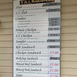 Updated Menu 2020