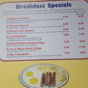 Great Morning Breakfast Specials !!!!
