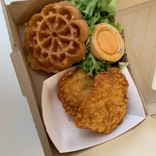 Crispy Chicken and Waffles