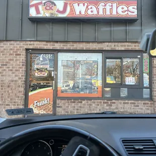 outside
