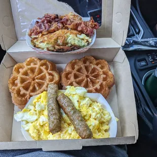 Classic breakfast, great value and plenty of food!