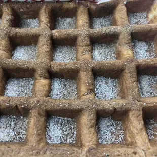 Cinnamon Liege Waffle (close-up!!!)