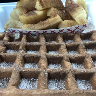 Cinnamon &amp; Apples Liege Waffle!!!!!