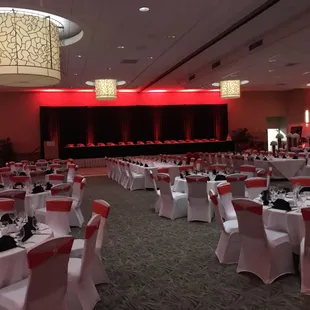 Full Ballroom uplighting at Ala Moana Hotel.