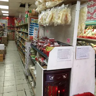 Aisles of basics..