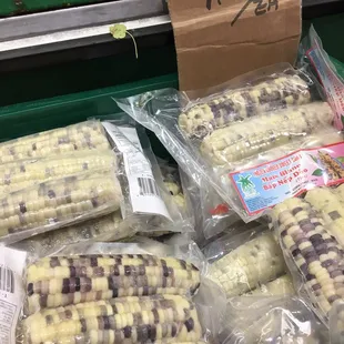 Mmm, this corn looked tasty. It was frozen.