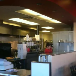 the interior of the restaurant