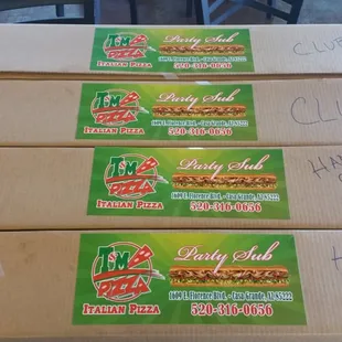 menu, pizza