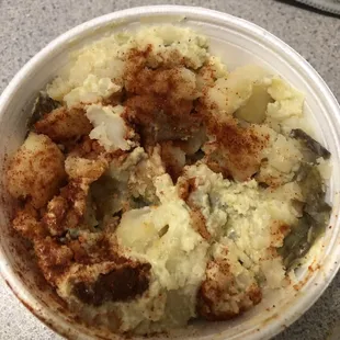 Not the potatoes salad my mother expected. ‍