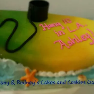 Surf Board cake