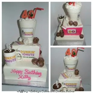 Dunkin Donuts Lovers cake, completely edible