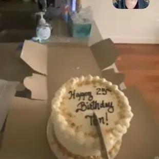 Virtual birthday celebration with cake from T&amp;R's Cakes - Delicious carrot Cake