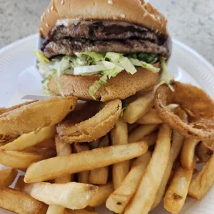 Combo #8 - double burger.