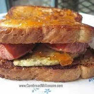 a breakfast sandwich