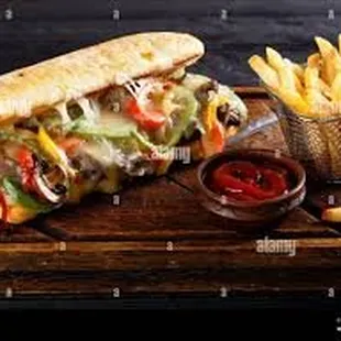 Cheesesteak/w Fries
