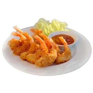 shrimp and lettuce