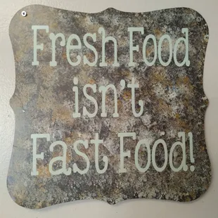 This Sign Is Posted Next To The Menu Inside The  Restaurant And In The Eating Area...!!!