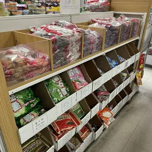 Seeds and candy
