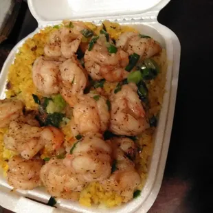 Sauteed Shrimp Seafood Rice