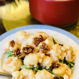 honey walnut prawns