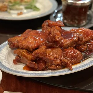 Deep-Fried Pork Chop with BBQ Sauce - IG: @nelson_eats