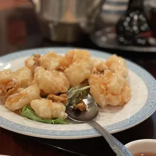 Crispy Prawns with Honey Walnuts - IG: @nelson_eats