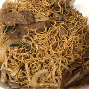 Beef chow mein