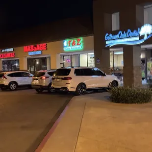 sushi and sashimi, outside