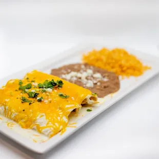 Sour Cream Chicken Enchiladas