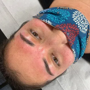 Healed brows and brow wax