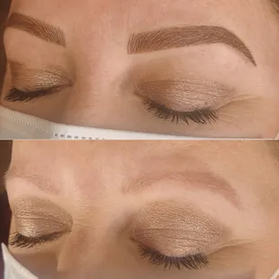 Permanent brows