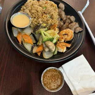 Steak and Shrimp Hibachi