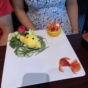 Birthday Surprise Dessert they made for my daughter.