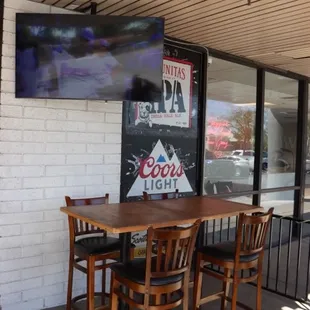 Come enjoy our Patio on game day and watch our Smoker in action!