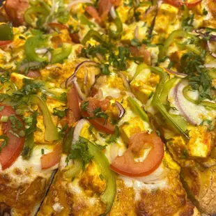 Curry pizza