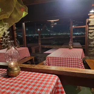 End of the night, view from our table.