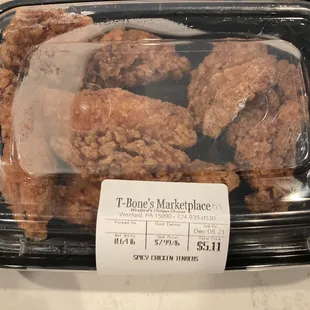 Spicy chicken tenders