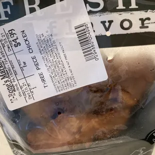 Three piece chicken