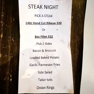 menu as of 5/3/24