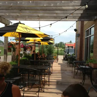 Outdoor seating area