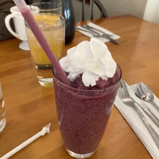 Blueberry smoothie