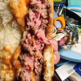 Raw in the middle...