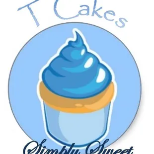 a cupcake with blue frosting