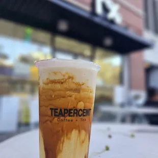 Tiger Brown Sugar with oatmilk