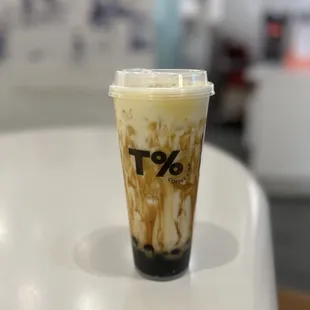 Creme brulee boba latte ($6.45)
