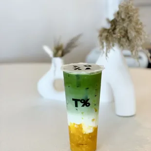 Mango Matcha Latte