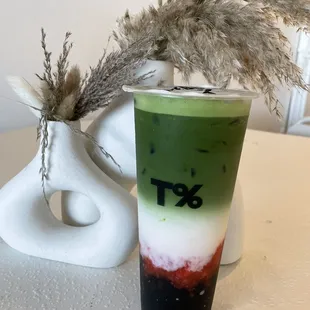 Strawberry Matcha Latte