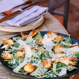 a plate of food on a table