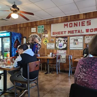 We were kinda confused being from out of town.I think you can go through the buffet to go or sit down?