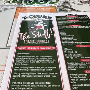 menu, pizza